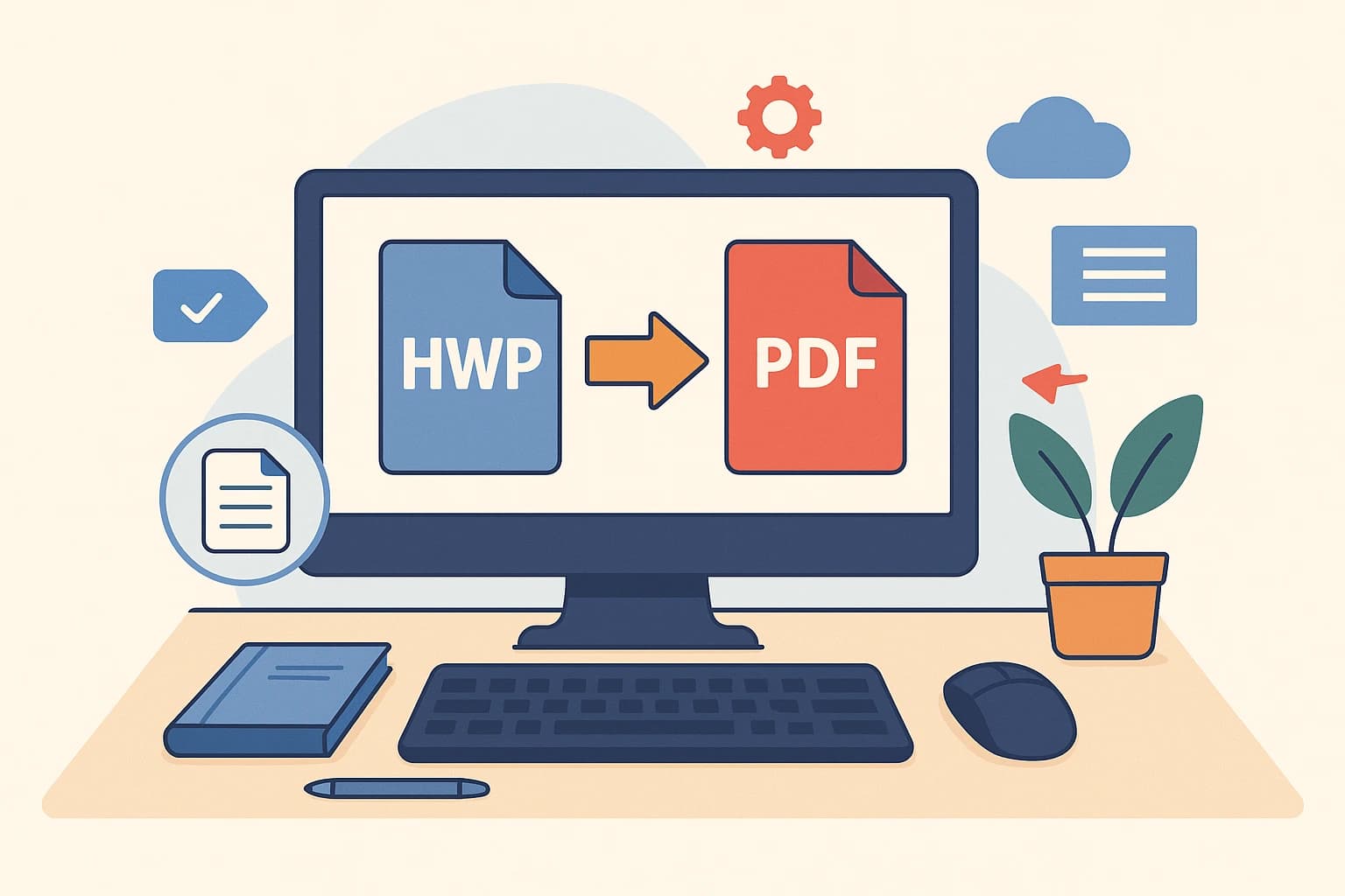 HWP를 PDF로 변환하는 완벽한 방법 - 실제 테스트 결과